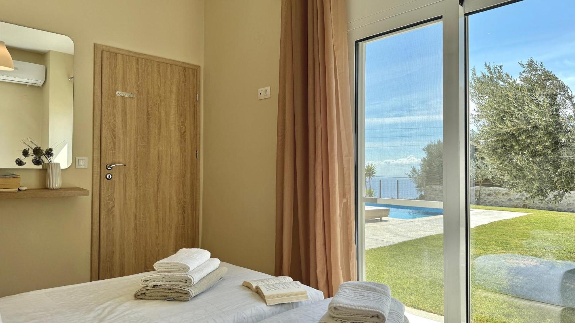 Villa Michael Triopetra Private Villa, Private Swimming Pool, Garden, Panoramic Sunset Exterior foto